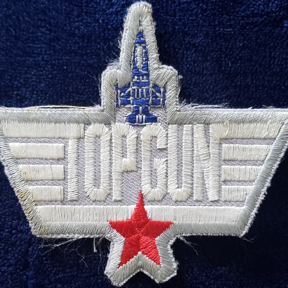 NEW US NAVY TOP GUN TOM CAT F-16 F-14 JET FIGHTER PATCH SEW ON TOP GUN MAVERICK